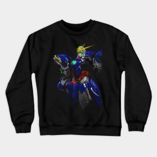 Gundam Wing zero custom scribble Crewneck Sweatshirt